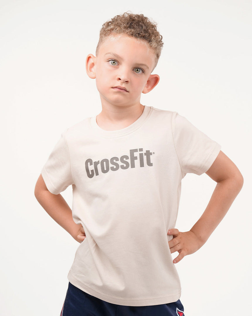 Kids' CrossFit® Regular T-shirt - Beige