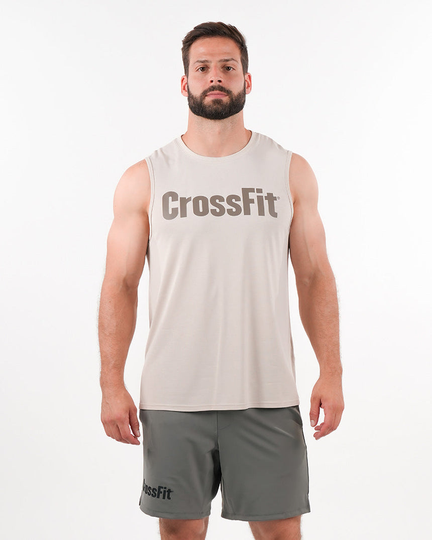 Men's CrossFit® Tank - Beige