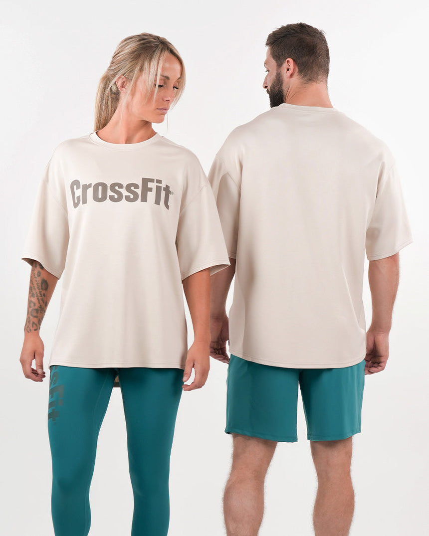 Unisex CrossFit® Oversized T-shirt - Beige
