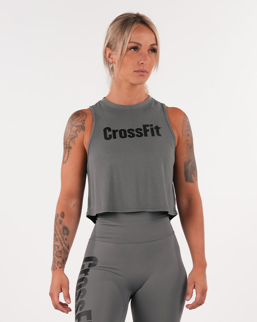 Women's CrossFit® Crop Tank - Grey