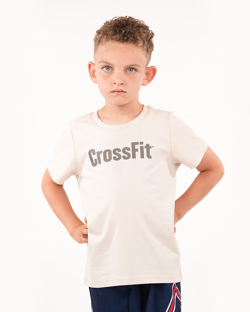 Kids' CrossFit® Regular T-shirt - Beige