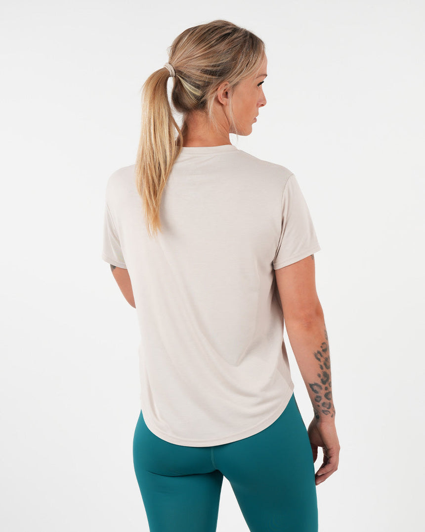 Women's CrossFit® T-shirt - Beige