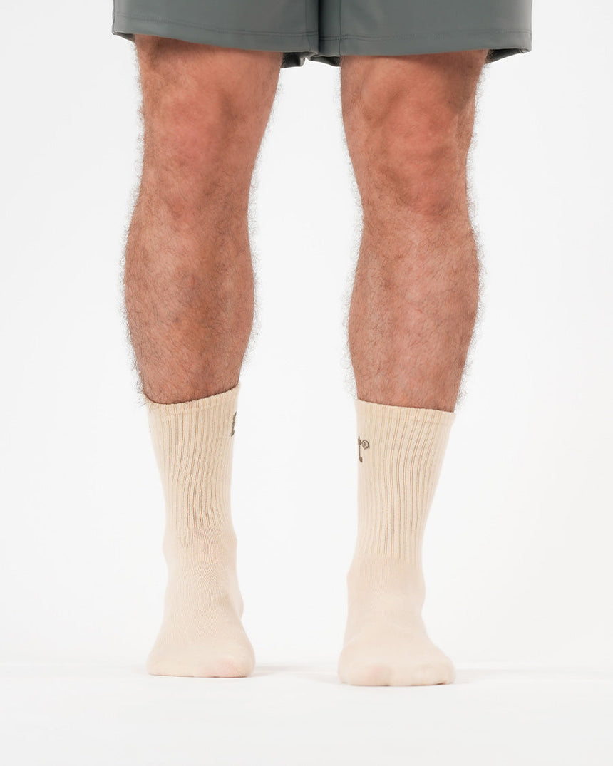 Crossfit® Mid-height Unisex Socks - Beige