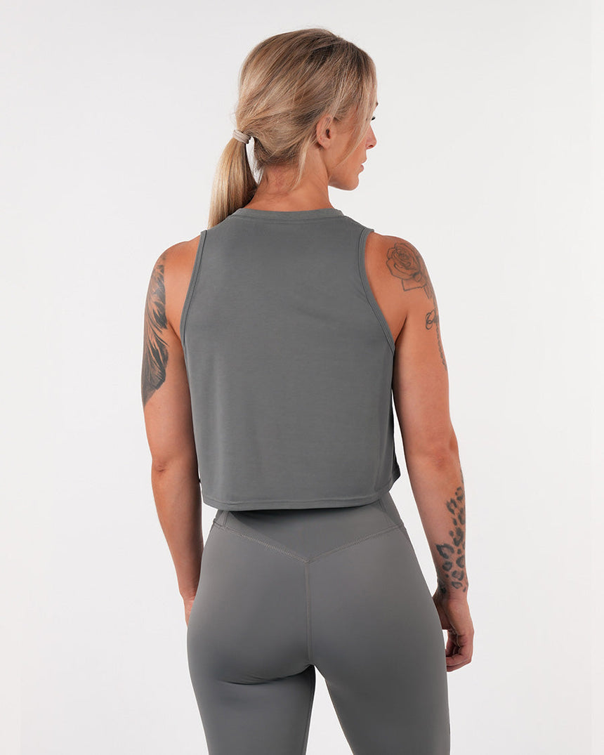 Women's CrossFit® Crop Tank - Grey