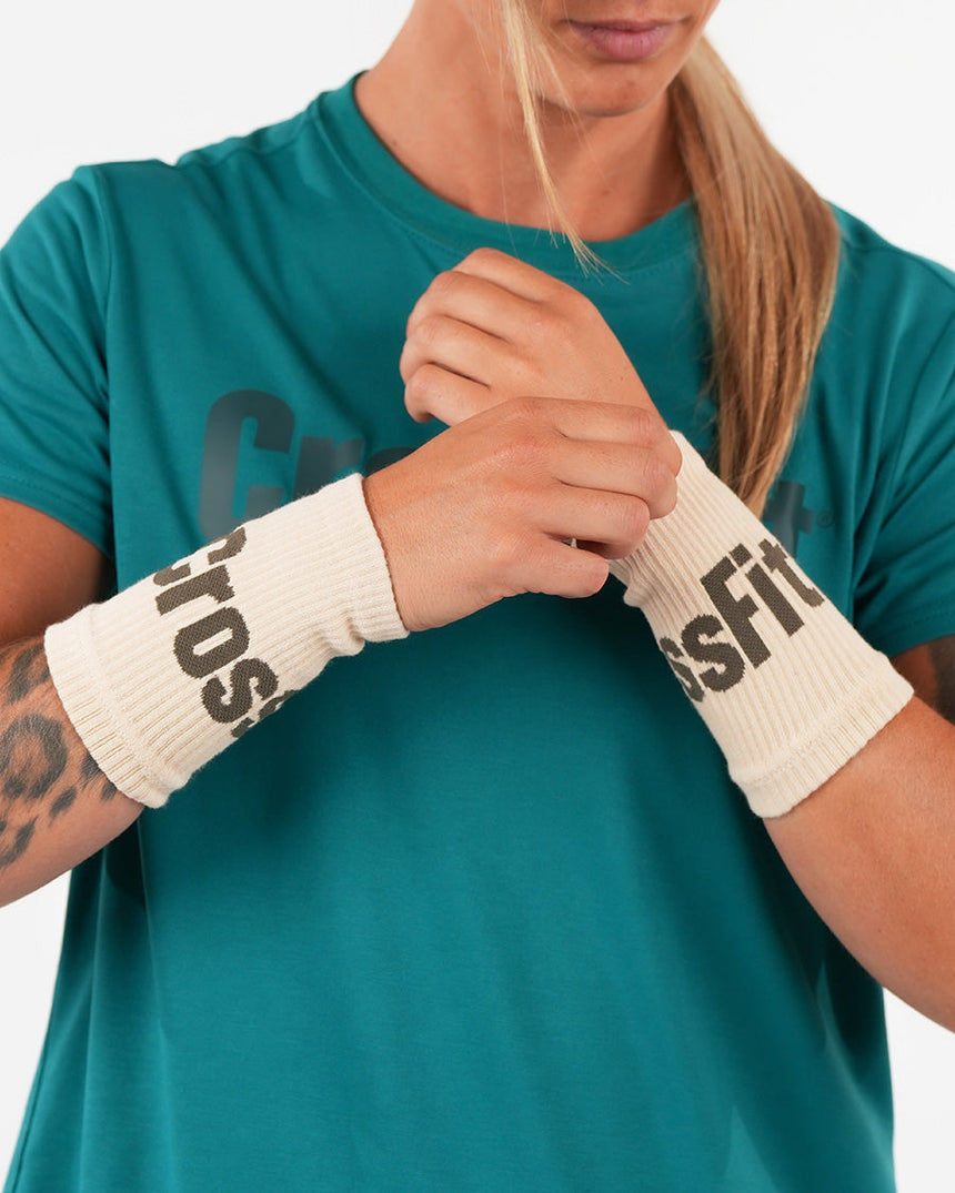 Crossfit® Unisex Knitted Wrist Bands - Beige