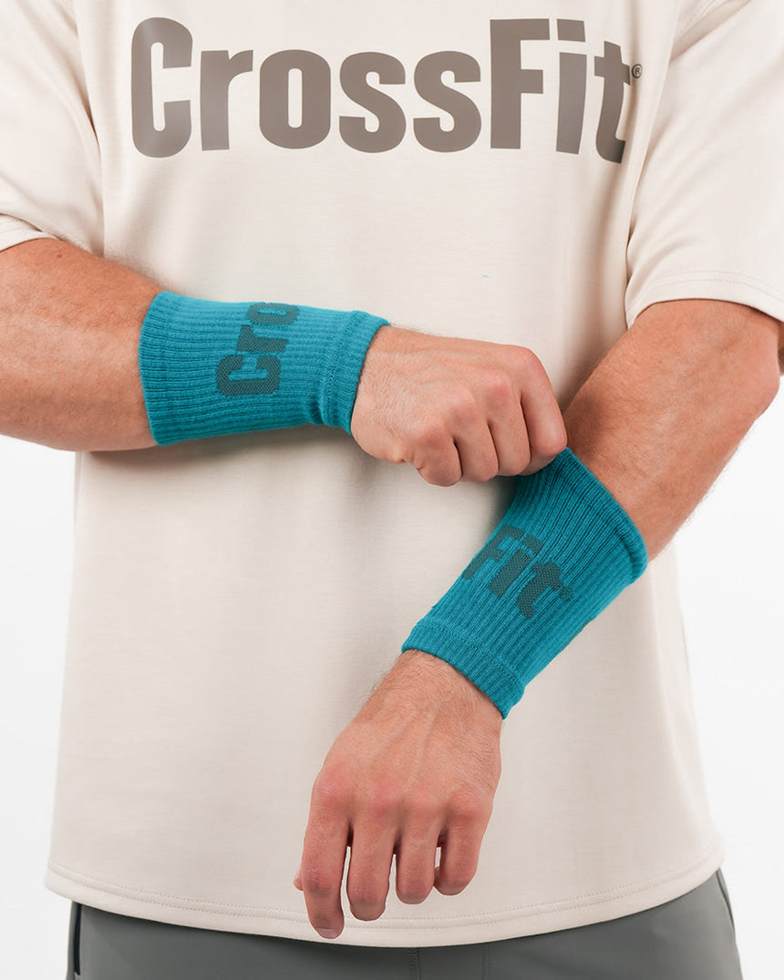 Crossfit® Unisex Knitted Wrist Bands - Emerald