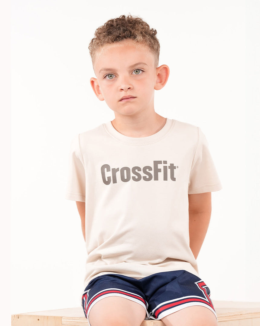 Kids' CrossFit® Regular T-shirt - Beige