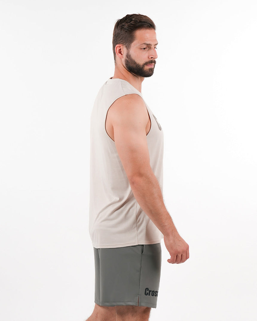 Men's CrossFit® Tank - Beige