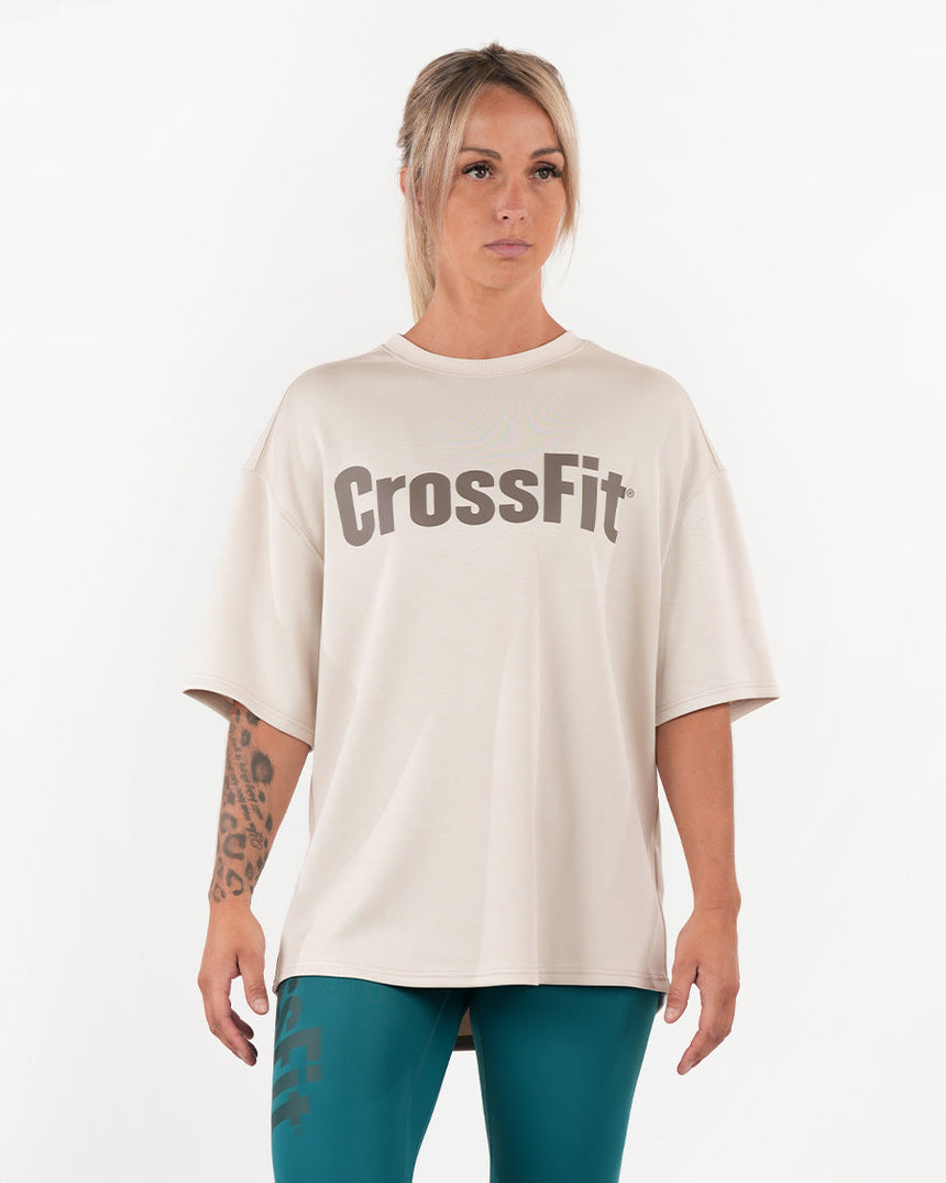 Unisex CrossFit® Oversized T-shirt - Beige