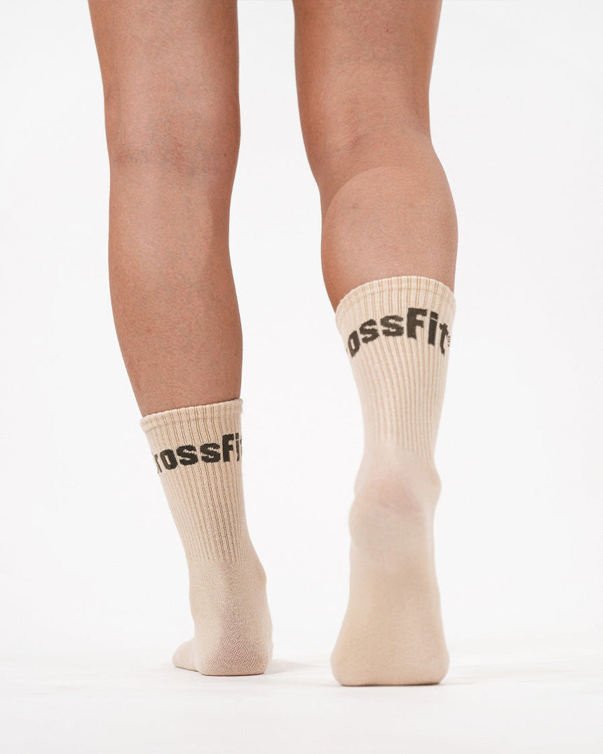 Crossfit® Mid-height Unisex Socks - Beige
