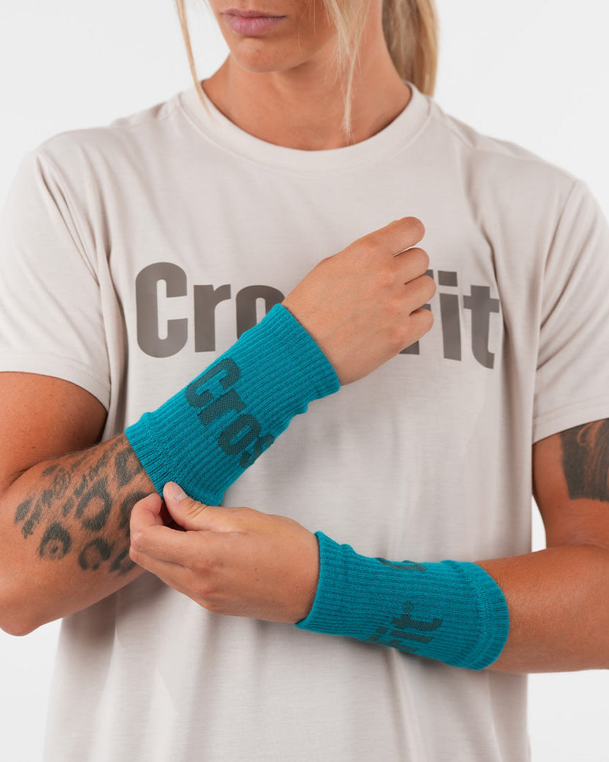 Crossfit® Unisex Knitted Wrist Bands - Emerald