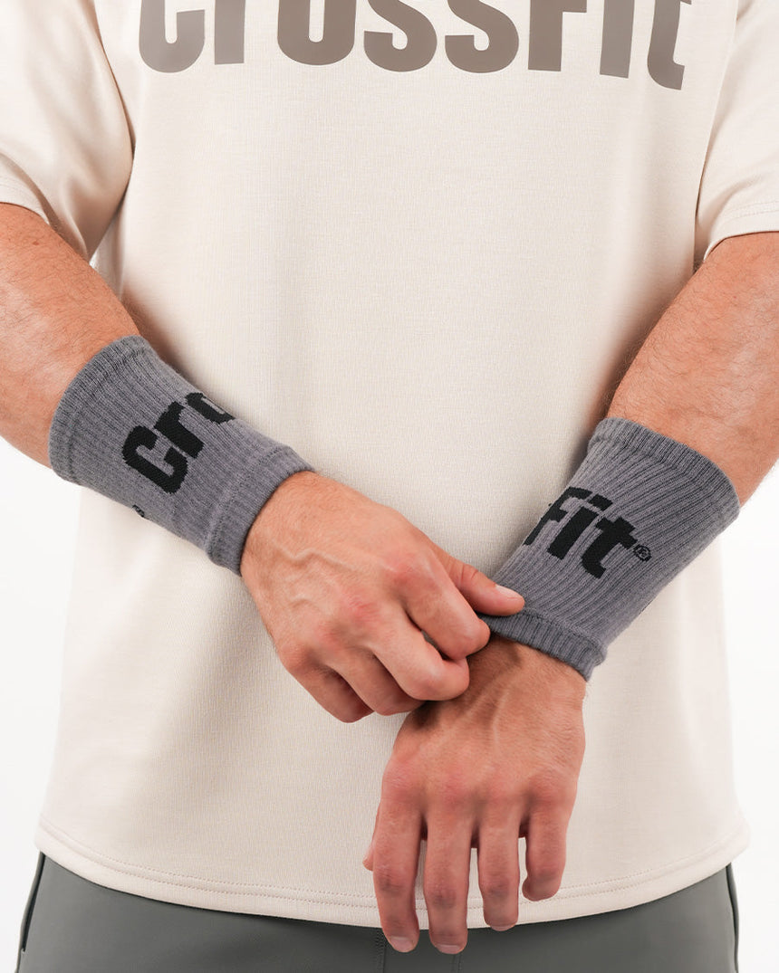 Crossfit® Unisex Knitted Wrist Bands - Gray