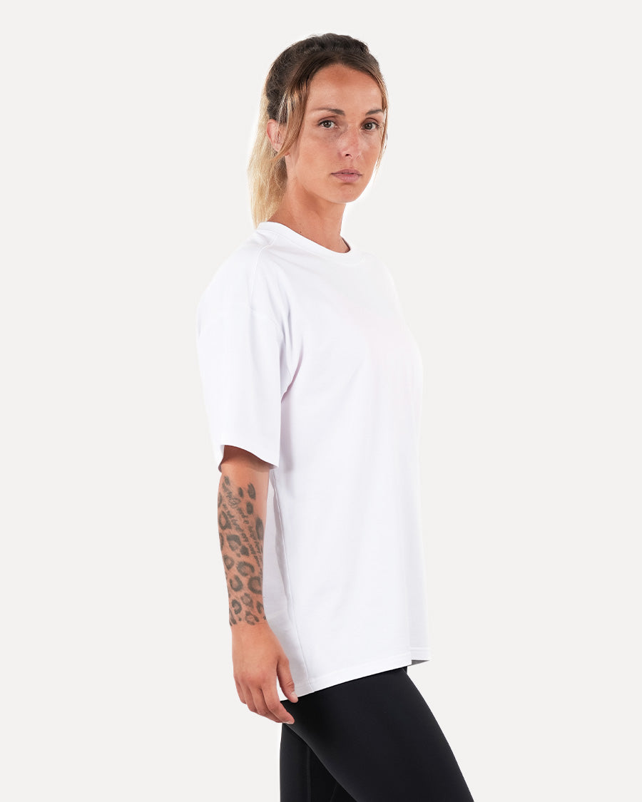 Unisex Basic Oversized T-shirt - White