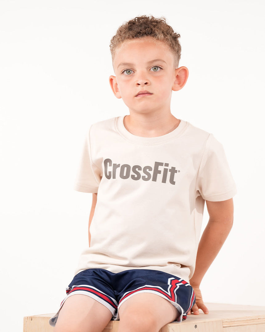 Kids' CrossFit® Regular T-shirt - Beige