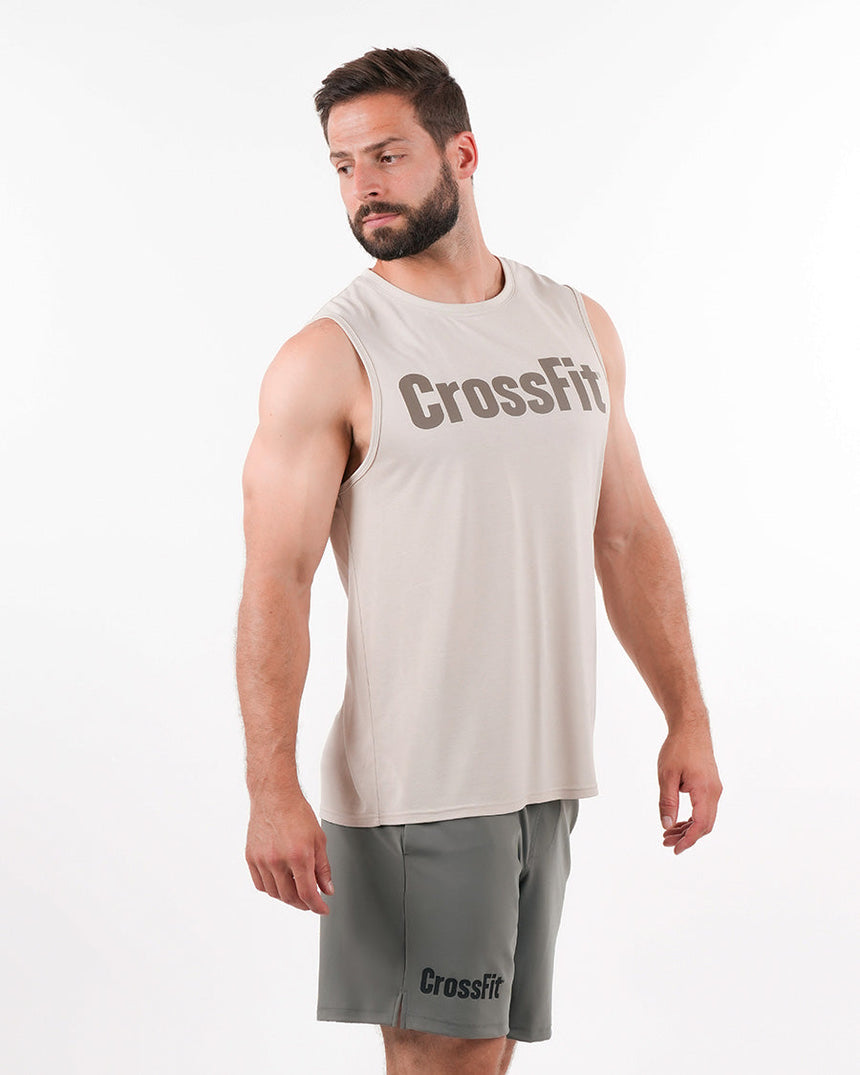 Men's CrossFit® Tank - Beige