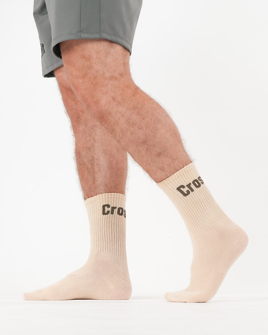 Crossfit® Mid-height Unisex Socks - Beige