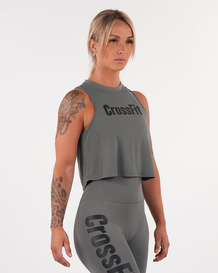 Women's CrossFit® Crop Tank - Grey