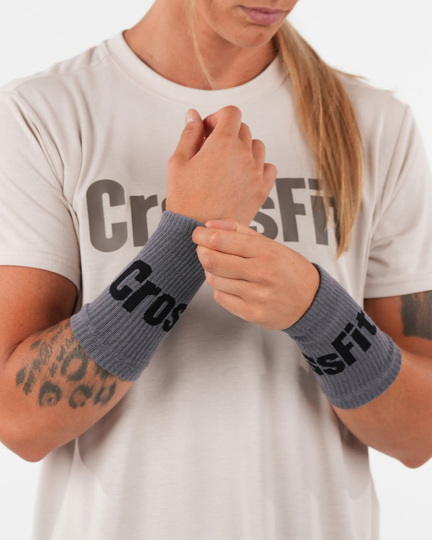 Crossfit® Unisex Knitted Wrist Bands - Gray