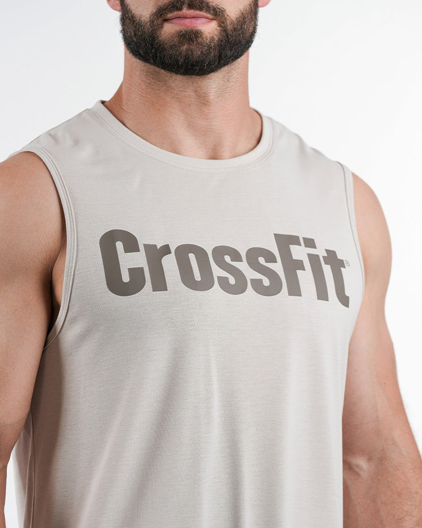 Men's CrossFit® Tank - Beige
