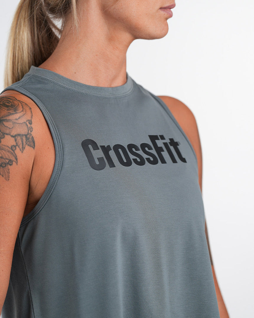 Women's CrossFit® Crop Tank - Grey