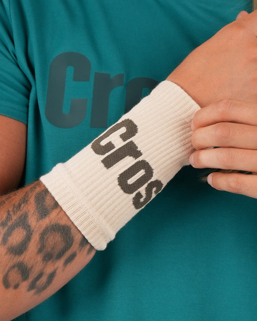 Crossfit® Unisex Knitted Wrist Bands - Beige