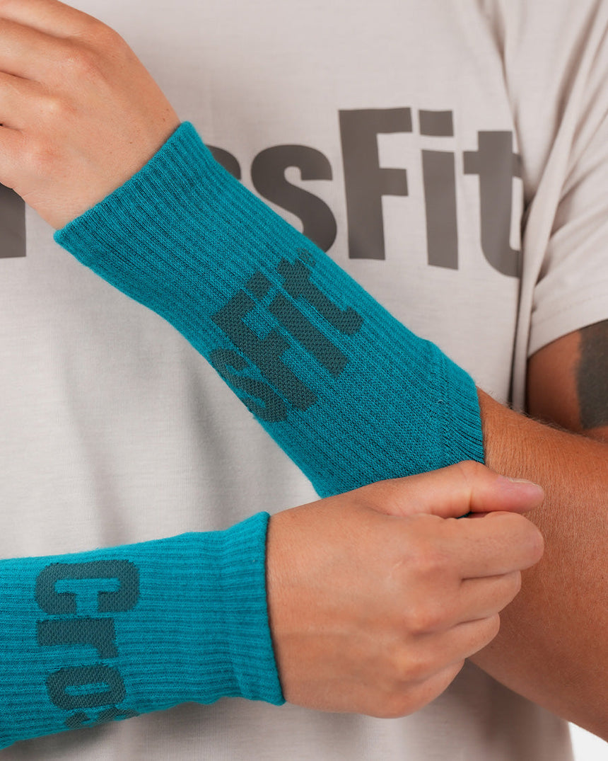 Crossfit® Unisex Knitted Wrist Bands - Emerald