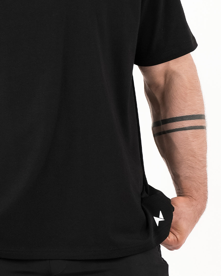 Unisex Basic Oversized T-shirt - Black