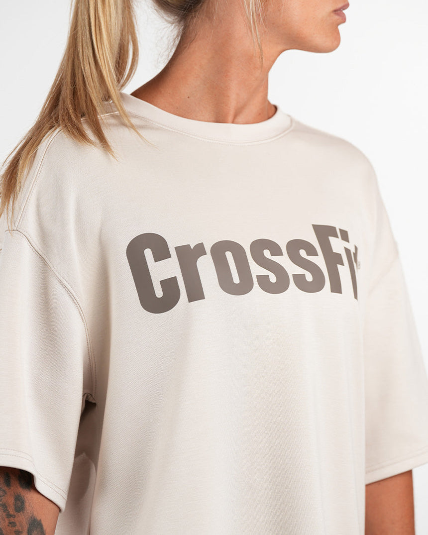 Unisex CrossFit® Oversized T-shirt - Beige