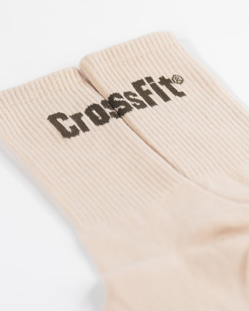 Crossfit® Mid-height Unisex Socks - Beige