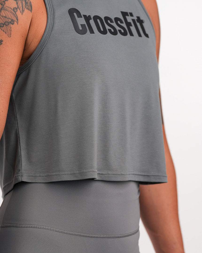 Women's CrossFit® Crop Tank - Grey