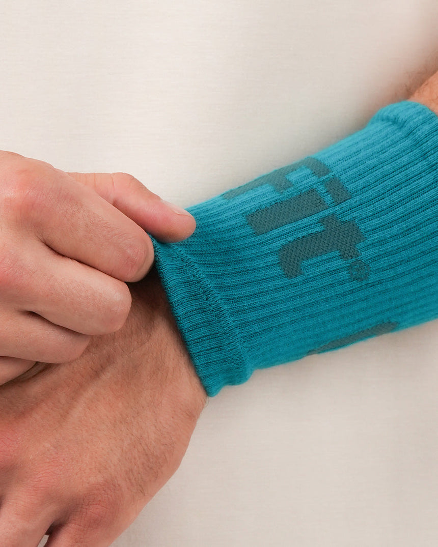 Crossfit® Unisex Knitted Wrist Bands - Emerald