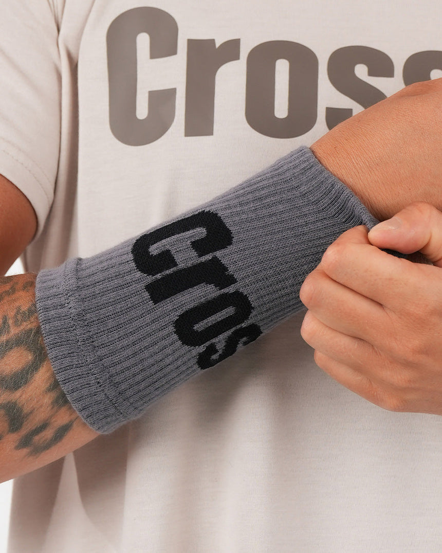 Crossfit® Unisex Knitted Wrist Bands - Gray