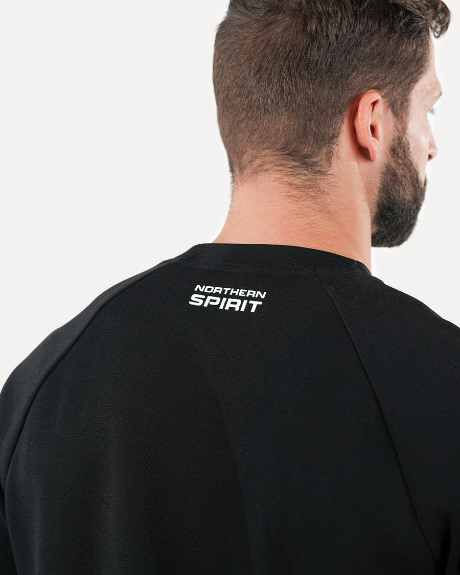 Unisex Basic Oversized Sweatshirt - Black