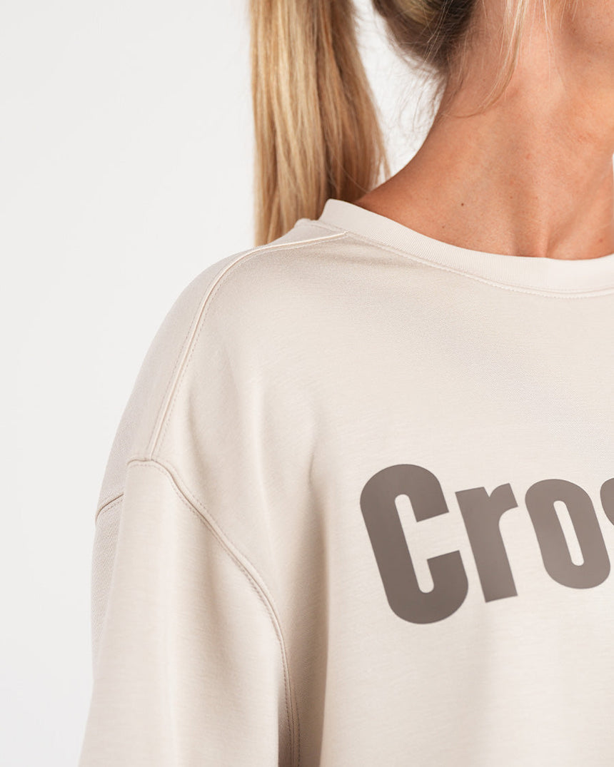 Unisex CrossFit® Oversized T-shirt - Beige