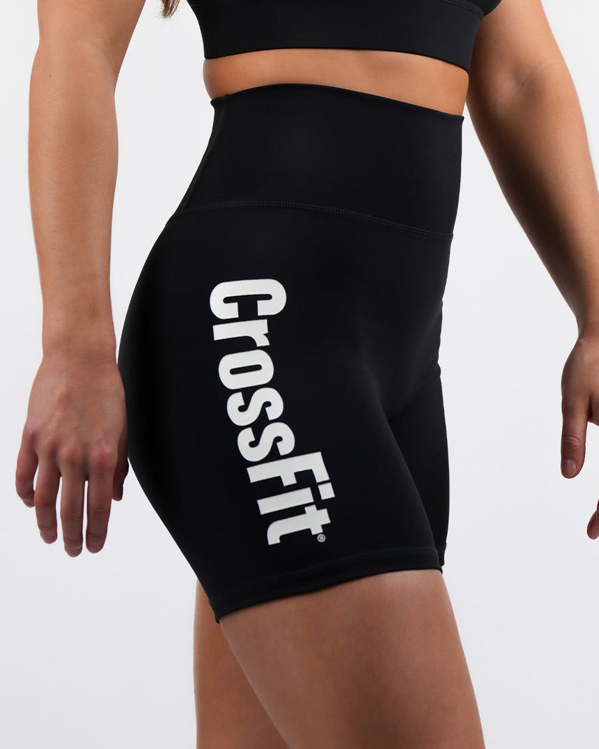 Women's CrossFit® High Waisted Shorts 6" - Black