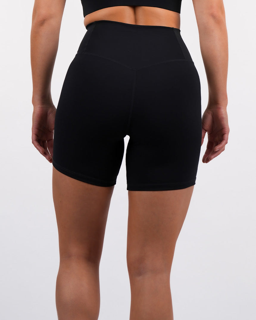 Women's CrossFit® High Waisted Shorts 6" - Black
