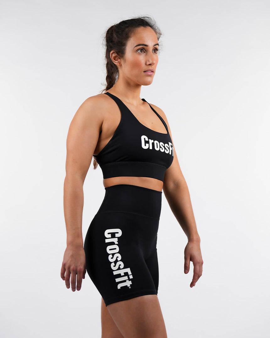 Women's CrossFit® High Waisted Shorts 6" - Black