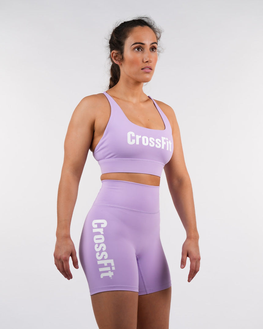 Women's CrossFit® High Waisted Shorts 6" - Purple