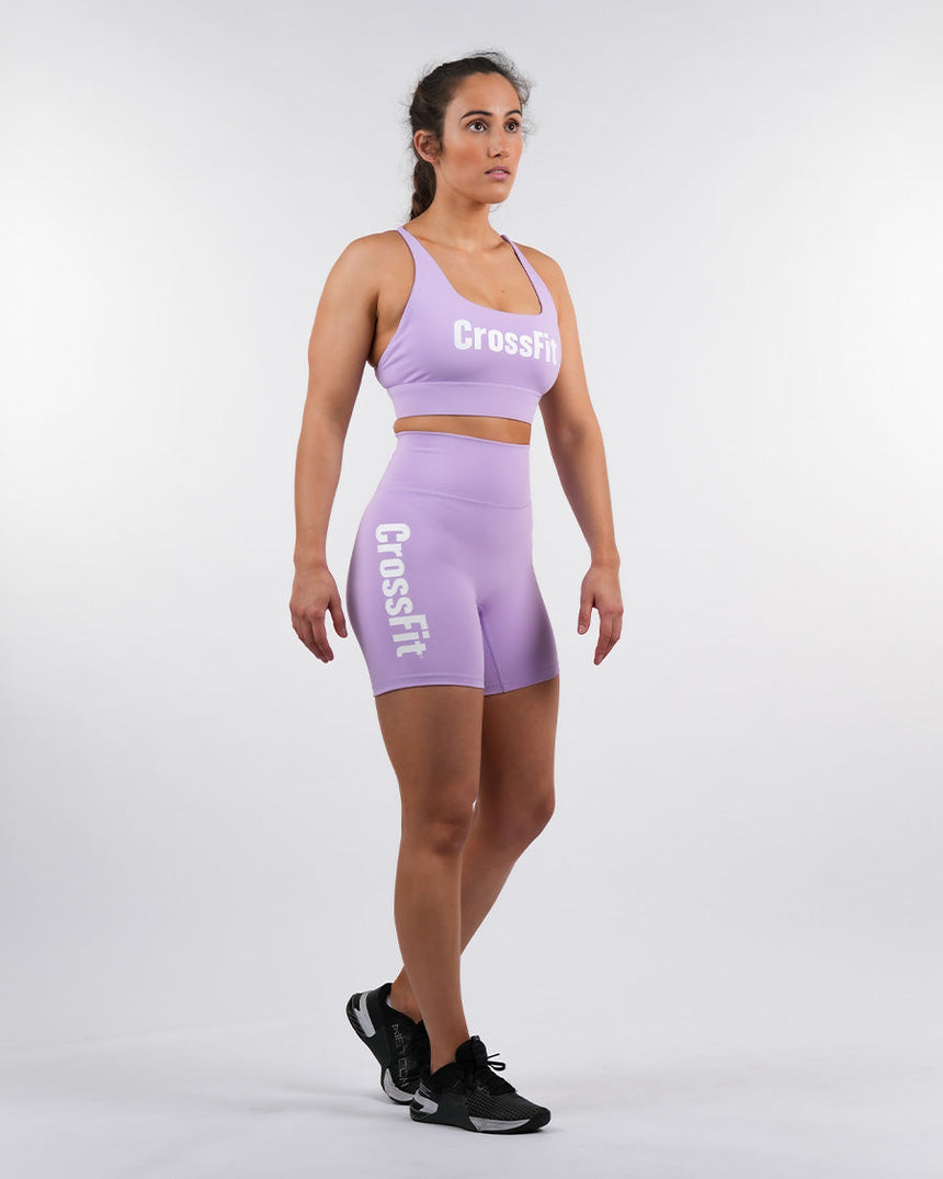 Women's CrossFit® High Waisted Shorts 6" - Purple