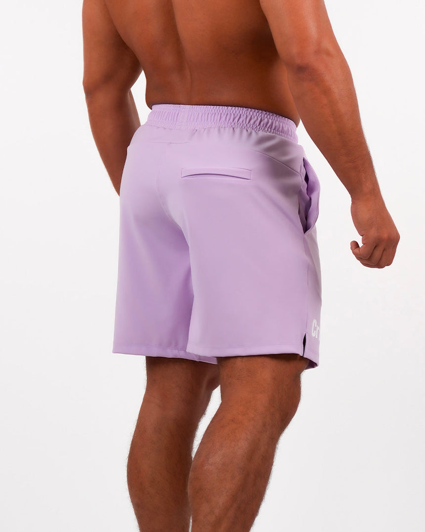 Men's CrossFit® Adjustable Shorts 8" - Purple