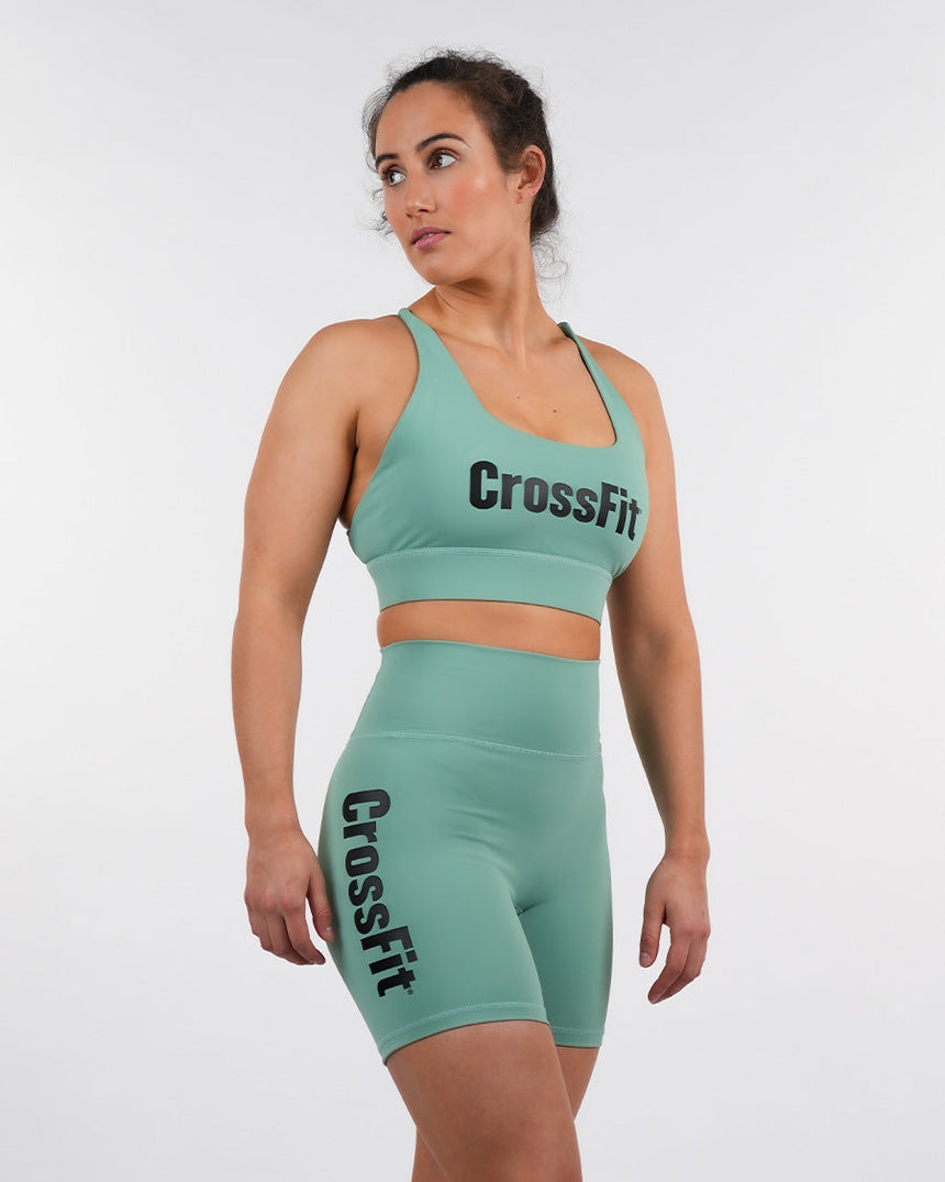 Women's CrossFit® Crossback Sports Bra - Green