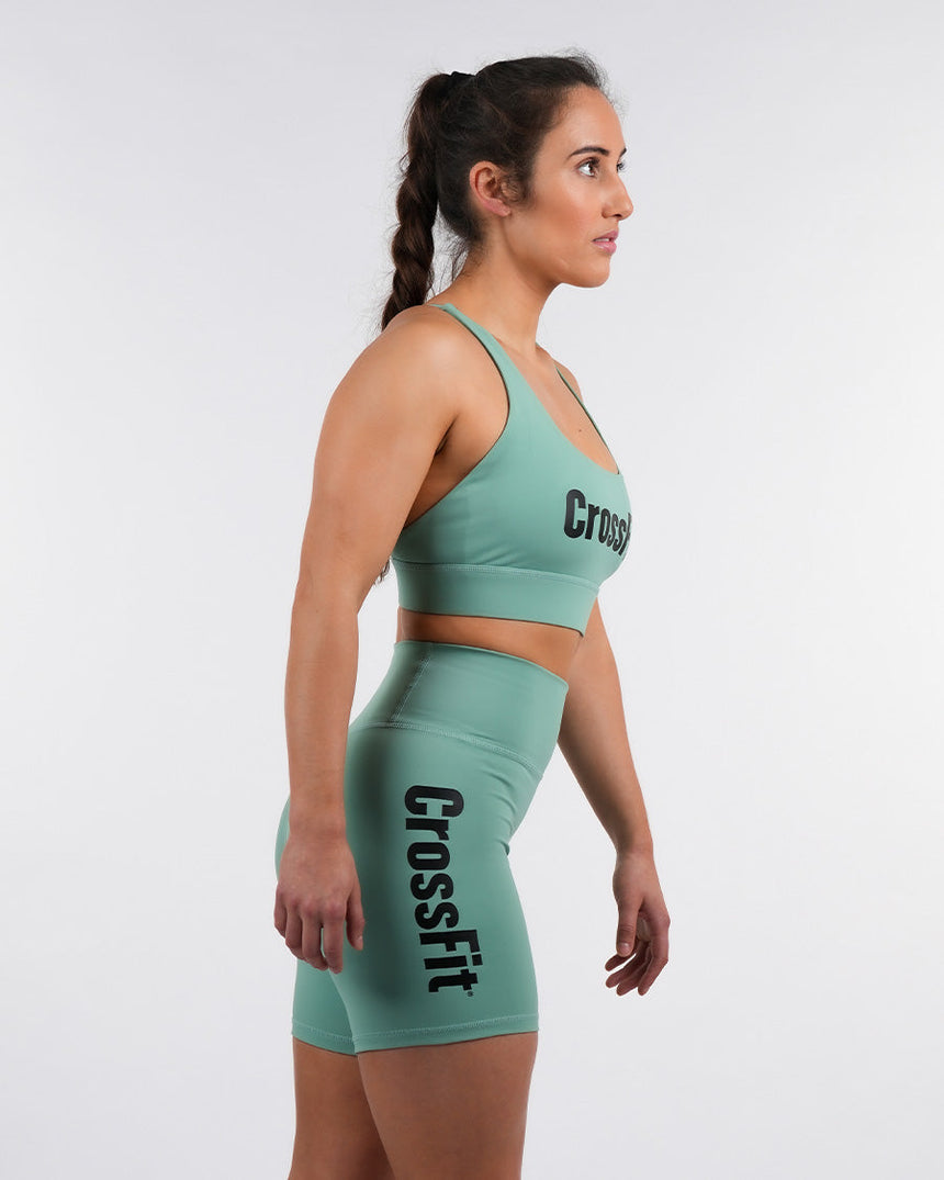 Women's CrossFit® Crossback Sports Bra - Green