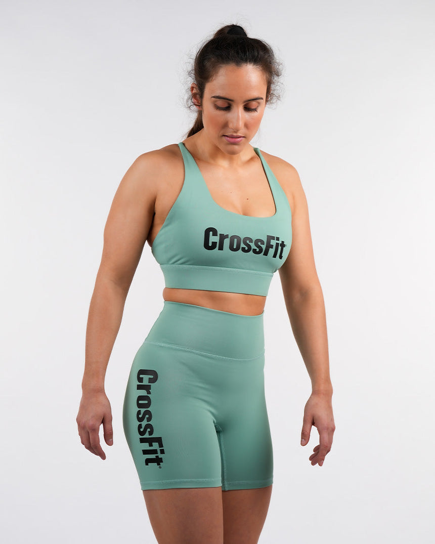 Women's CrossFit® Crossback Sports Bra - Green