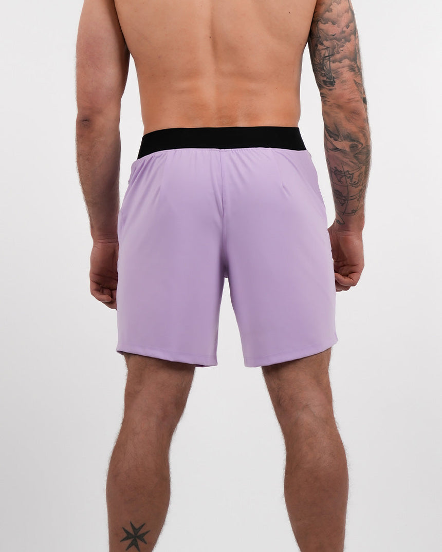 Men's CrossFit® Zipped Shorts 7" - Purple