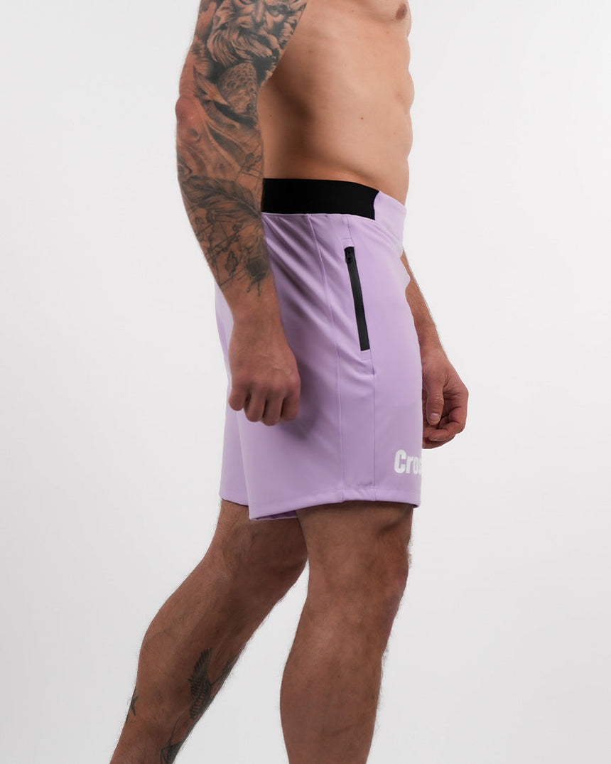 Men's CrossFit® Zipped Shorts 7" - Purple