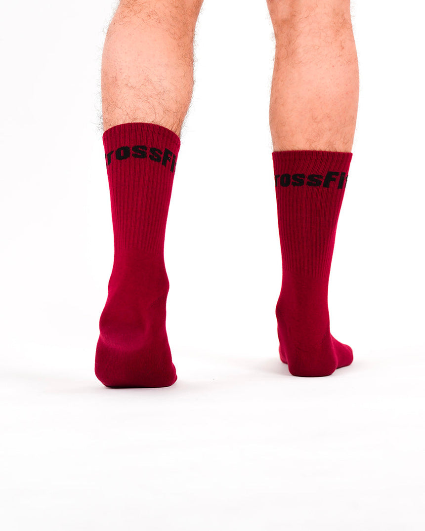 Crossfit® Mid-height Unisex Socks - Red