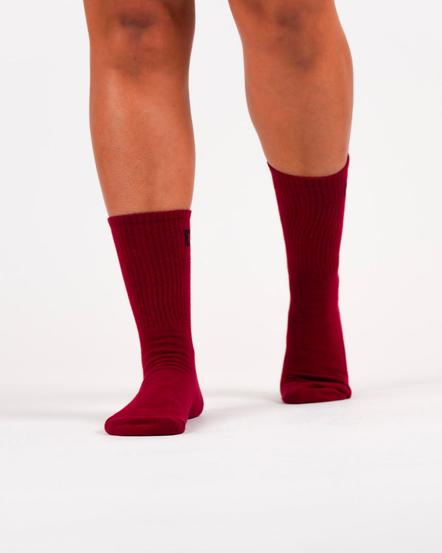 Crossfit® Mid-height Unisex Socks - Red
