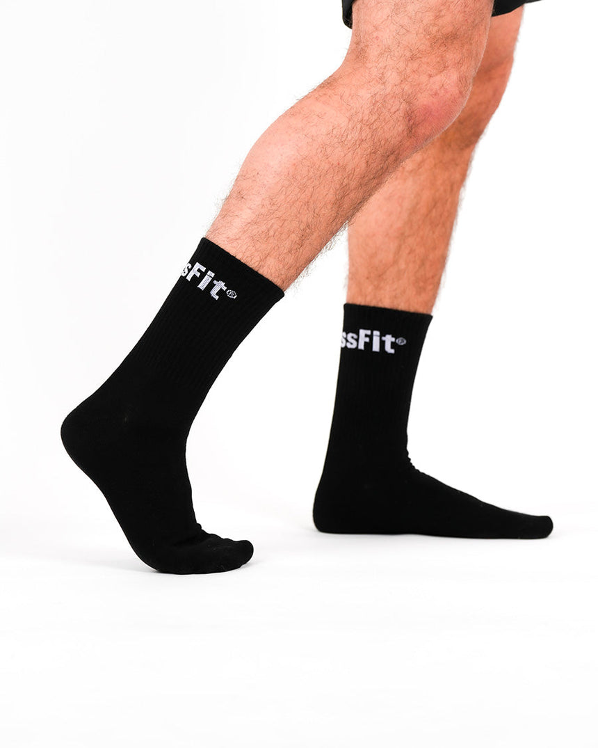 Crossfit® Mid-height Unisex Socks - Black