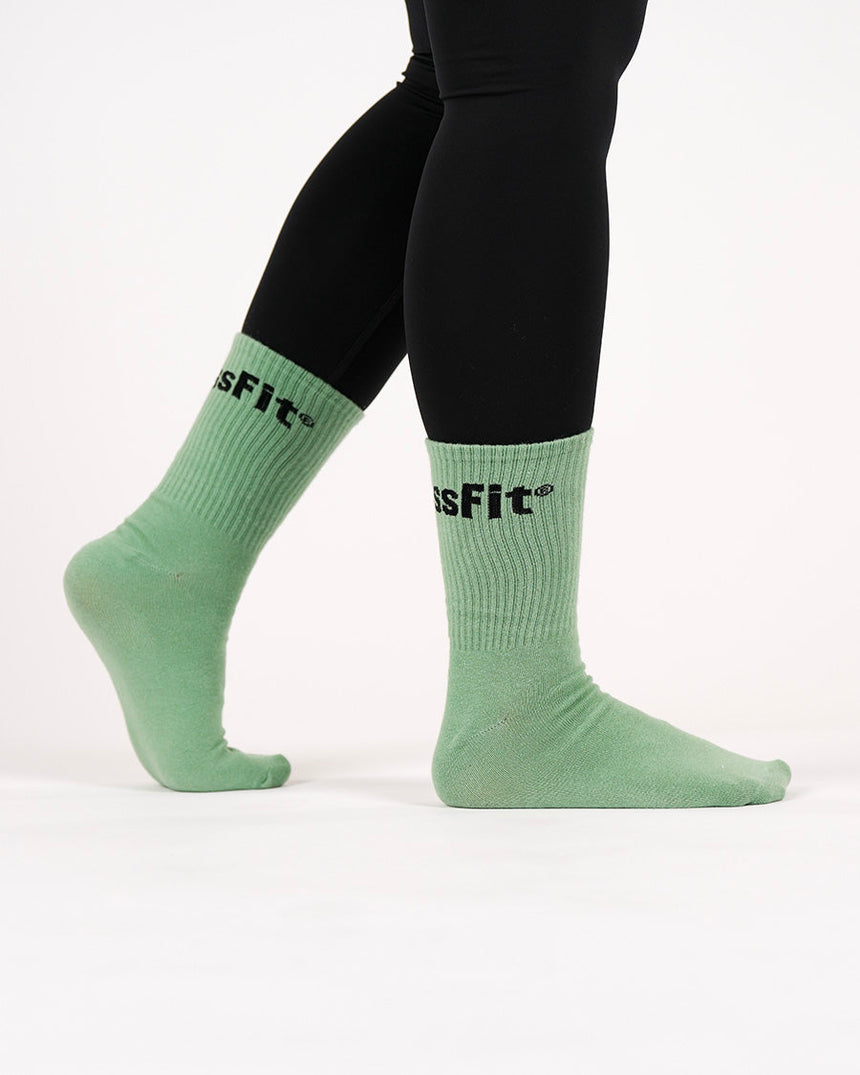 Crossfit® Mid-height Unisex Socks - Green