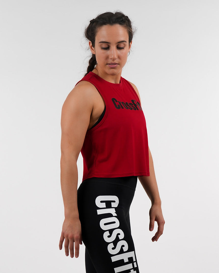 Women's CrossFit® Crop Tank - Red